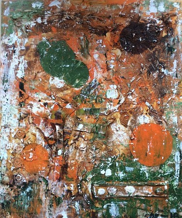 Zonder titel geschilderd door Henri�tte Klemann-van Bezu