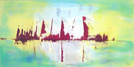 Wolderwijd Tweeluik geschilderd door Ineke Grafe